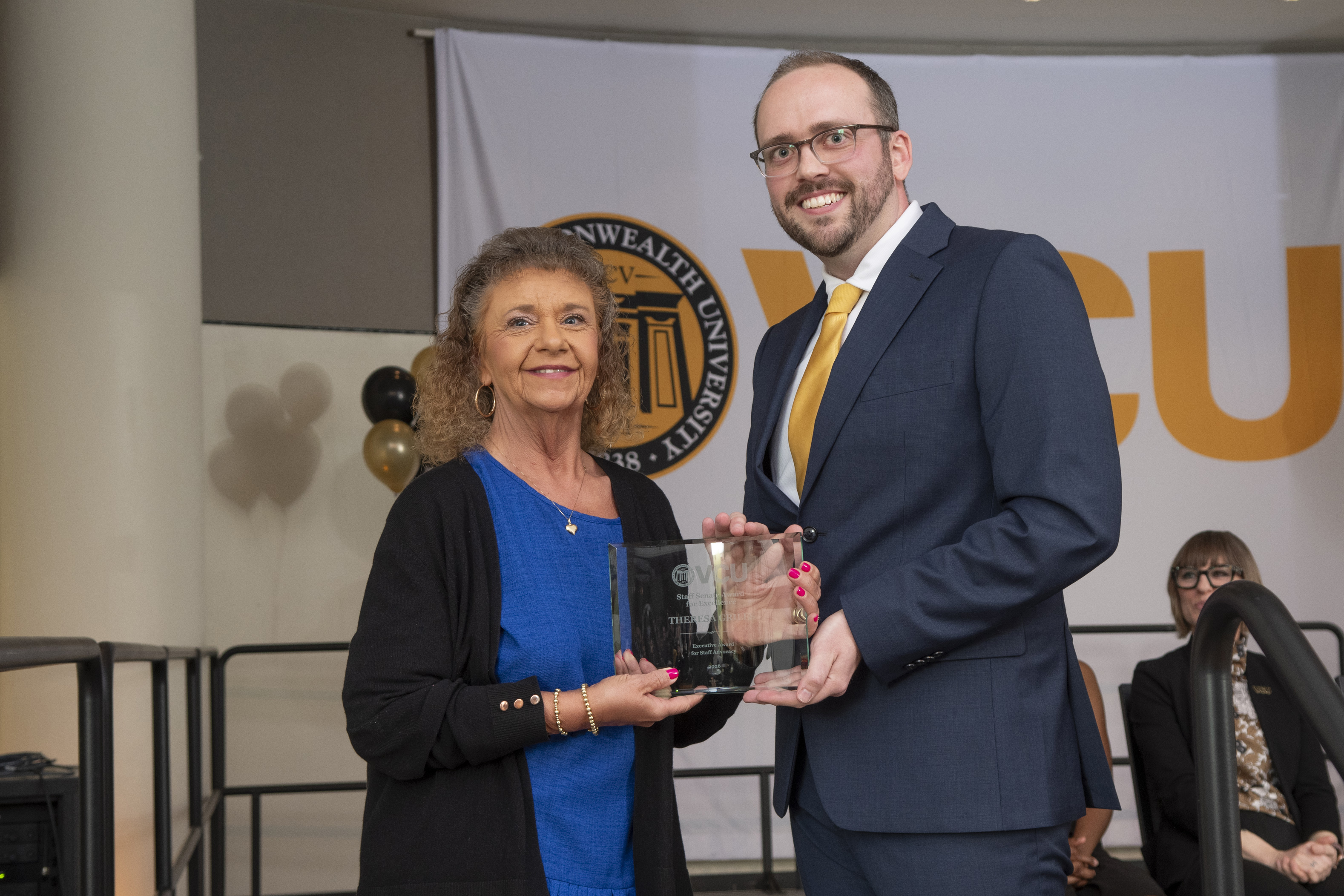 Theresa Griles - Staff Advocacy Award recipient